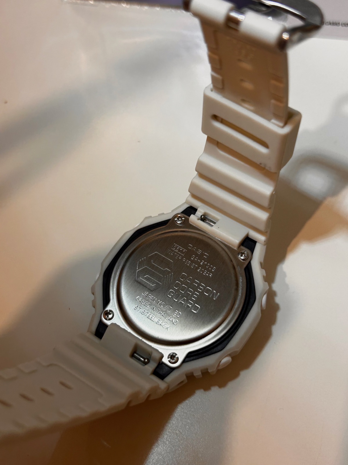 Casio G-SHOCK blanco y negro | Detalles azul y rojo – Casio – taille Taille unique 6