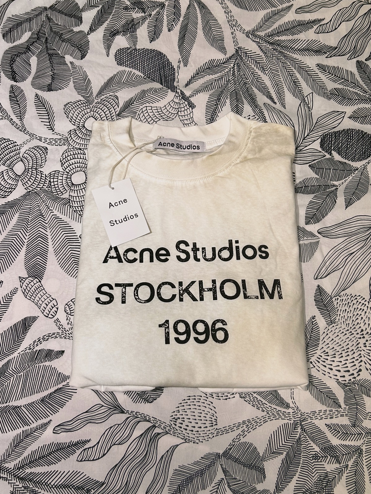 Acne Studios Stockholm 1996 | Camiseta | Manga larga | Blanca | Talla M  – Acne Studios – taille M 4