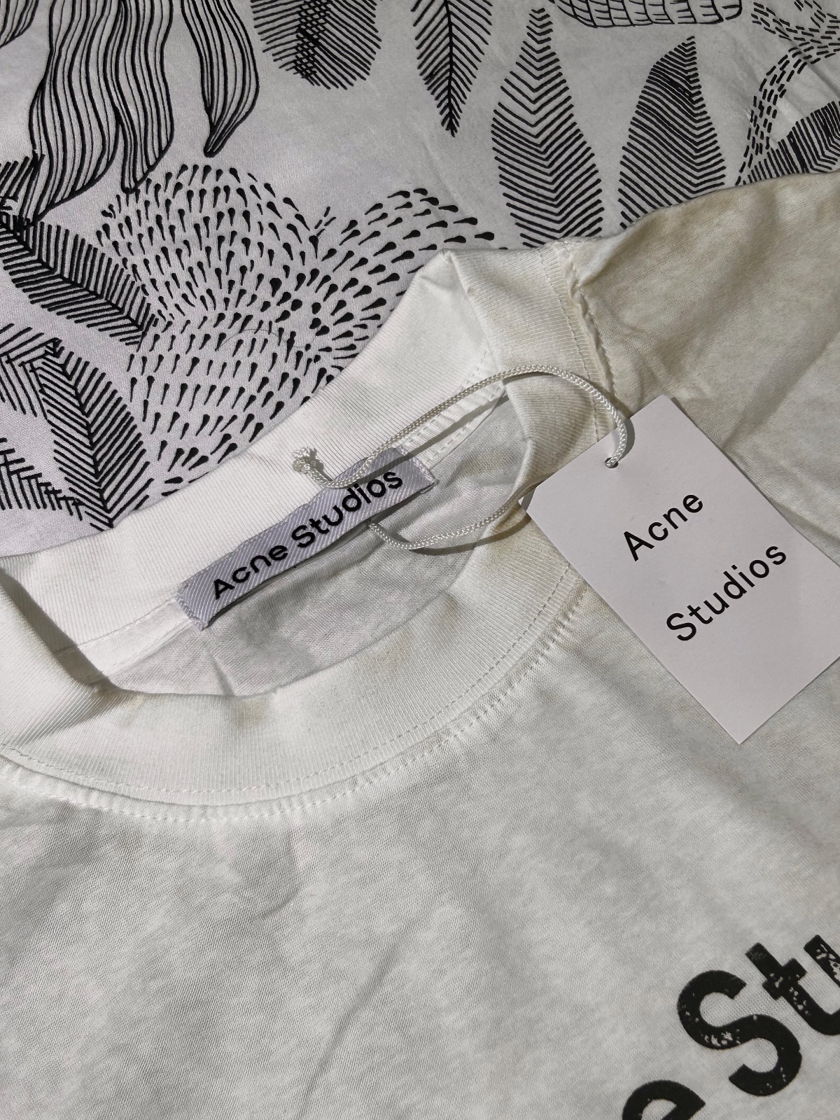 Acne Studios Stockholm 1996 | Camiseta | Manga larga | Blanca | Talla M  – Acne Studios – taille M 3