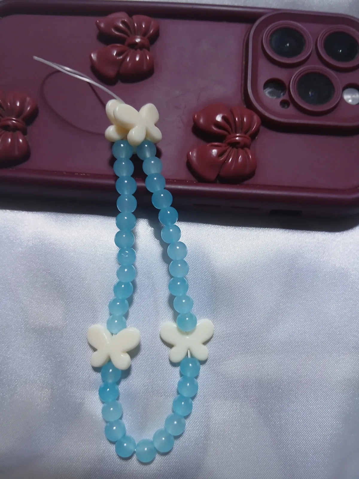 Charme phone tasbih papillon Nour 4 – Fait main – taille Taille unique 2