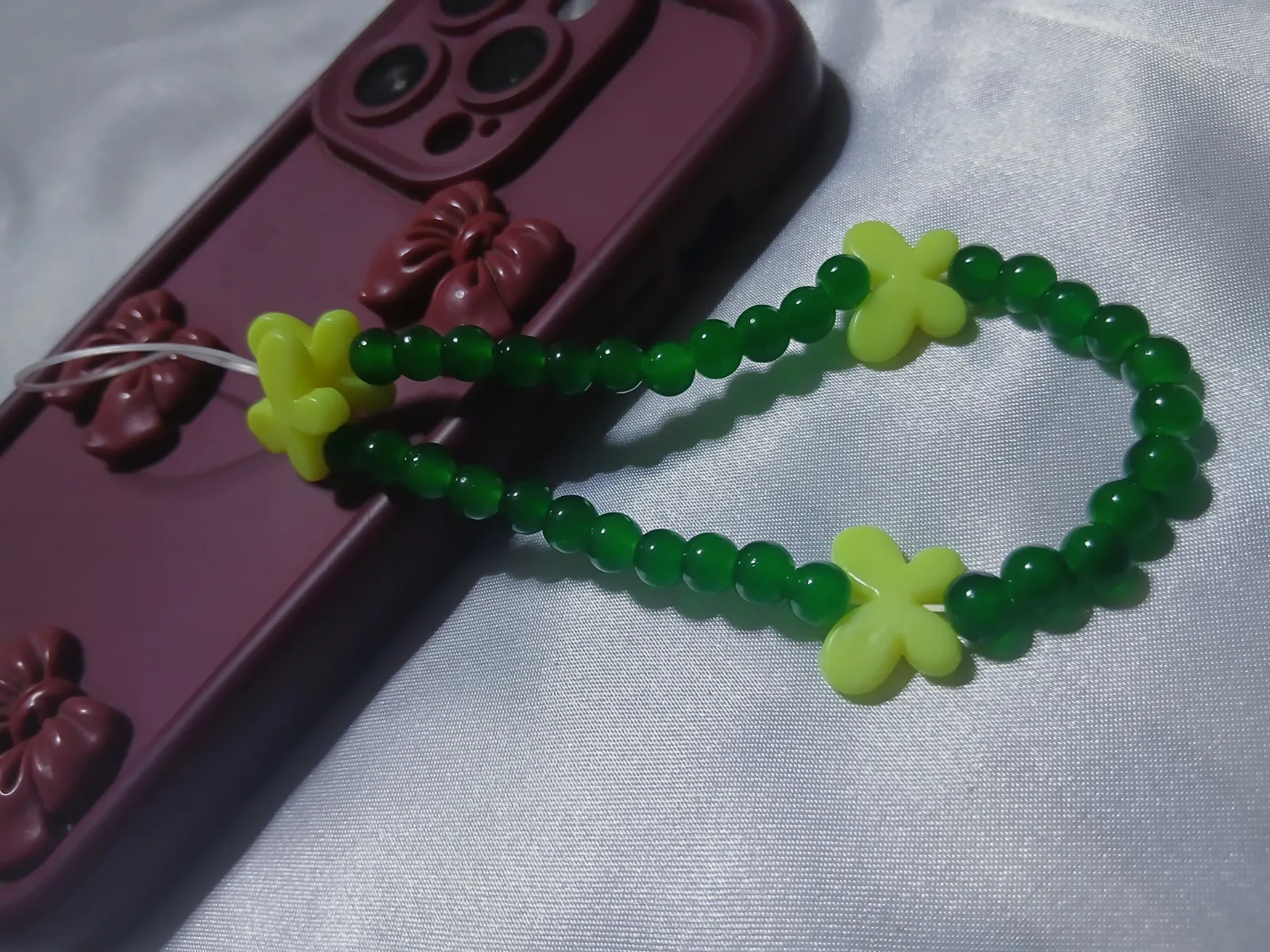 Charme phone tasbih papillon Nour 17 – Fait main 5