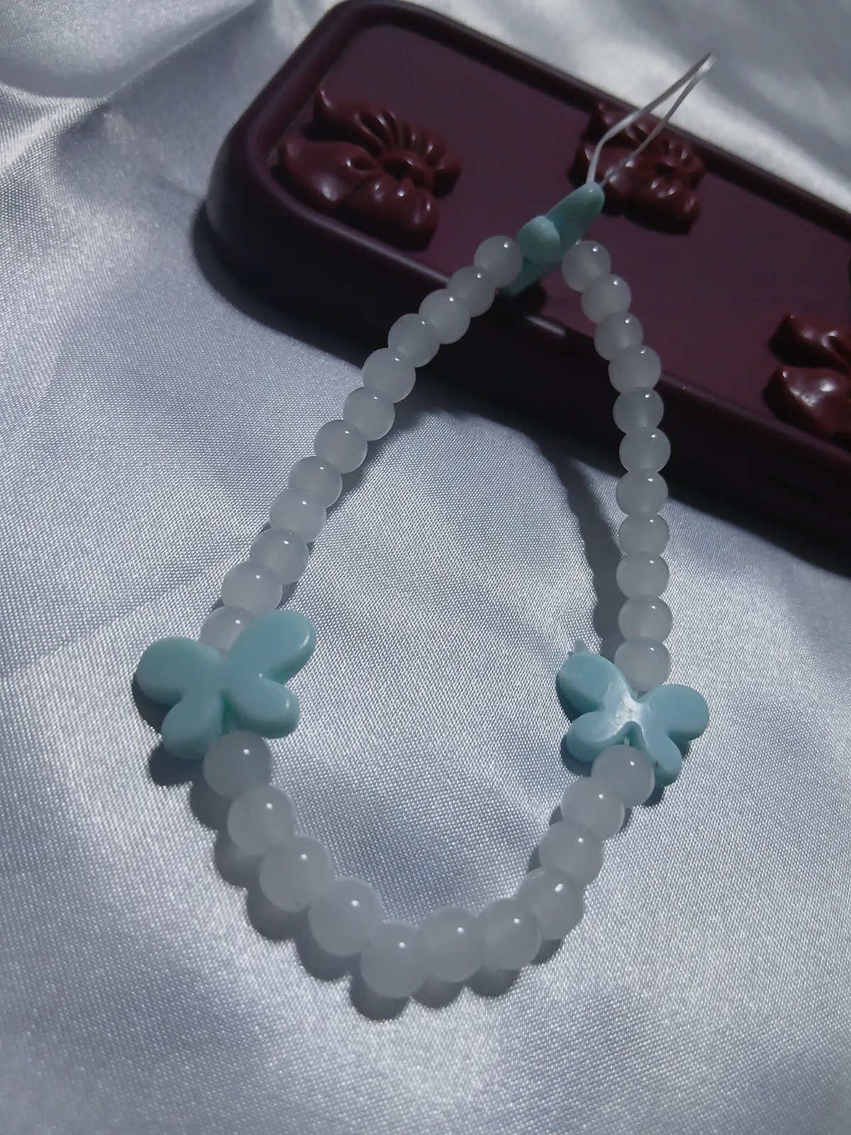 Charme phone tasbih papillon Nour 3 – Fait main – taille Taille unique 3