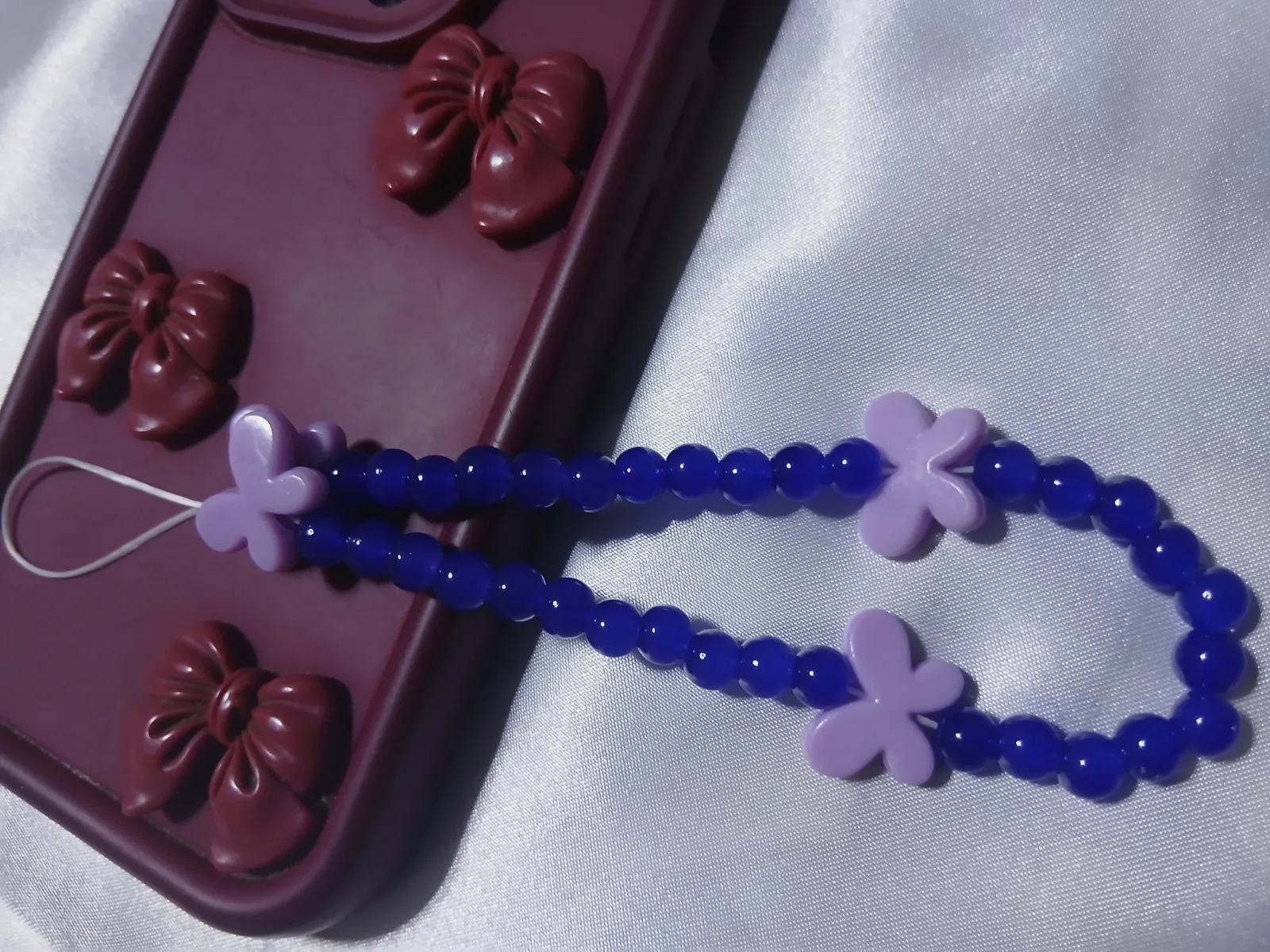 Charme phone tasbih papillon Nour 7 – Fait main – taille Taille unique 5