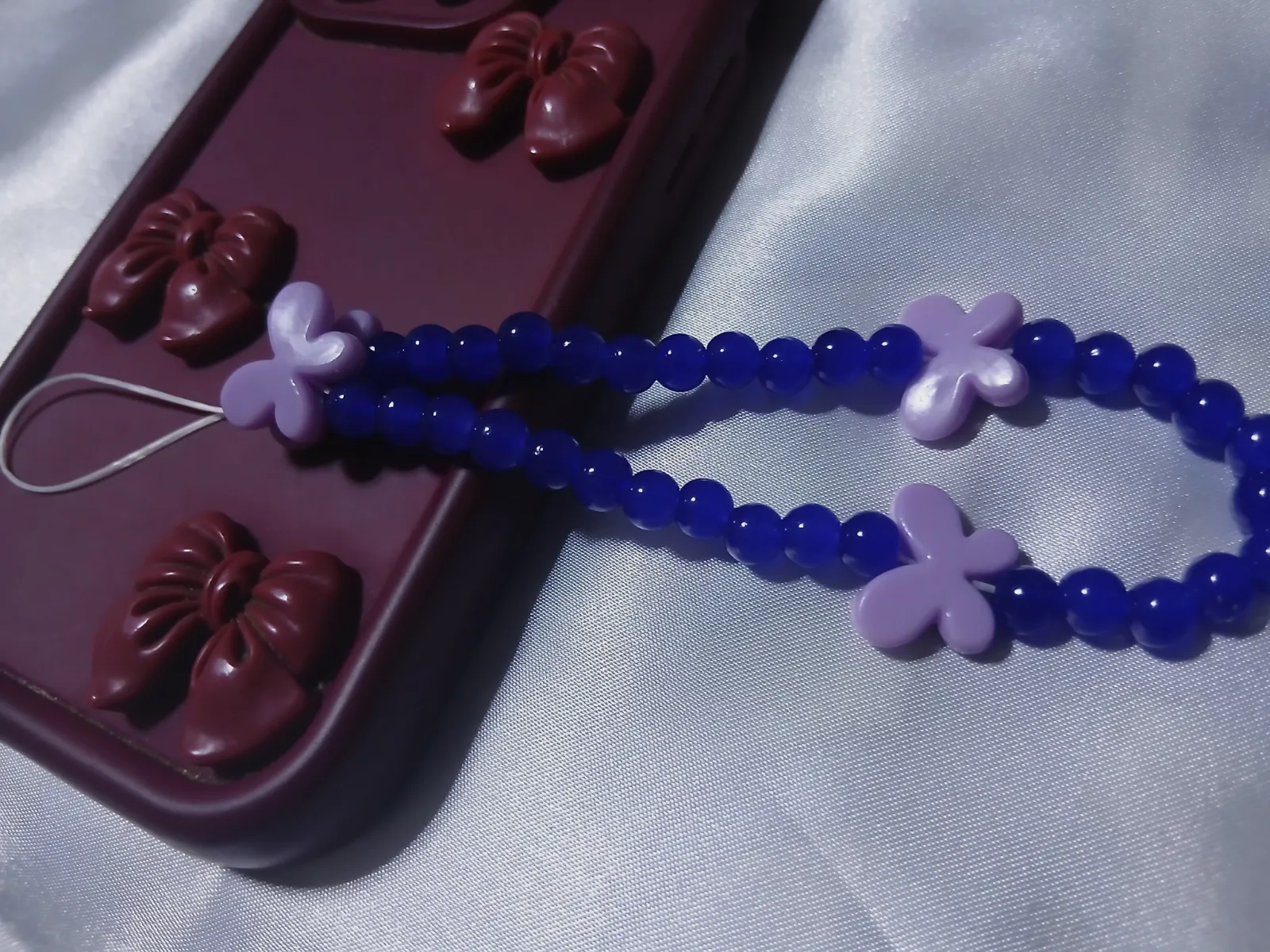 Charme phone tasbih papillon Nour 7 – Fait main – taille Taille unique 4