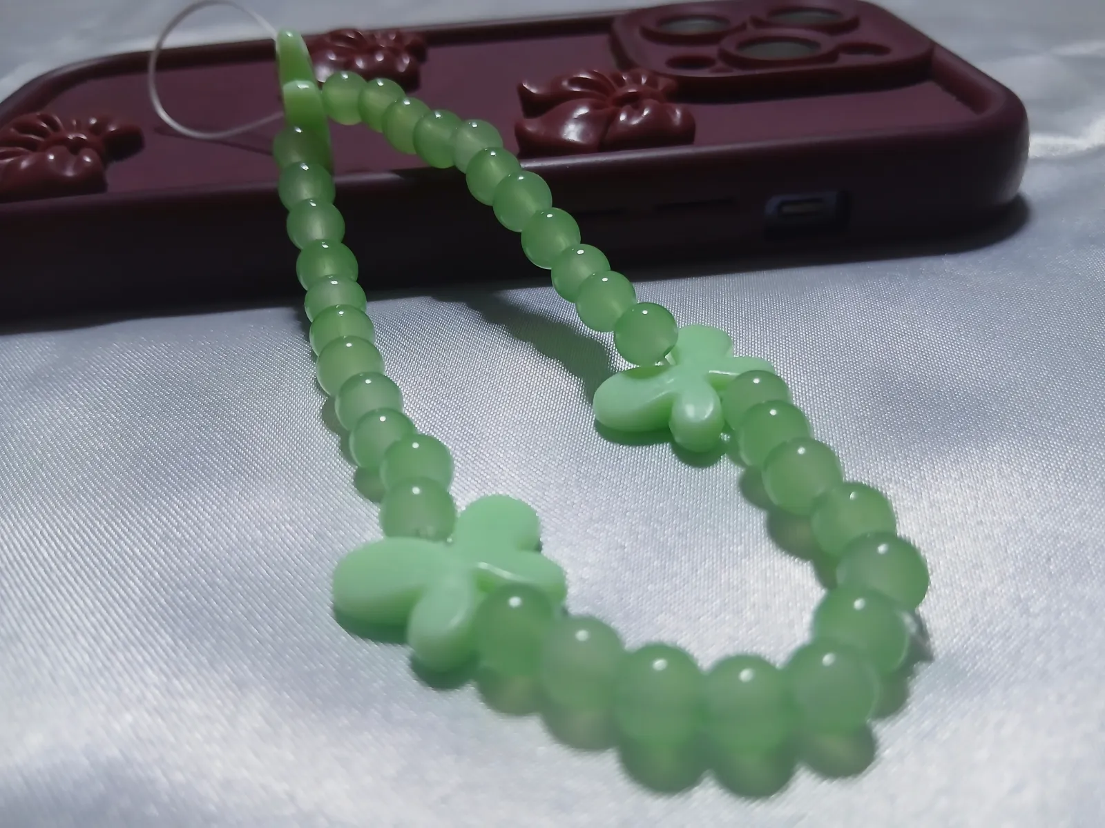 Charme phone tasbih papillon Nour 15 – Fait main 4