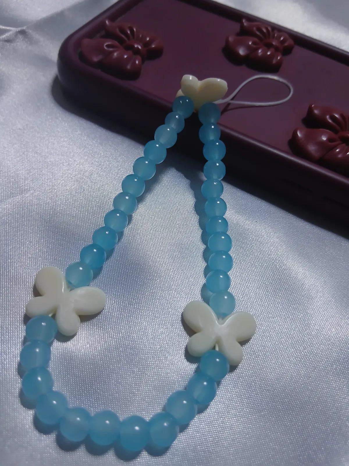 Charme phone tasbih papillon Nour 5 – Fait main – taille Taille unique 4