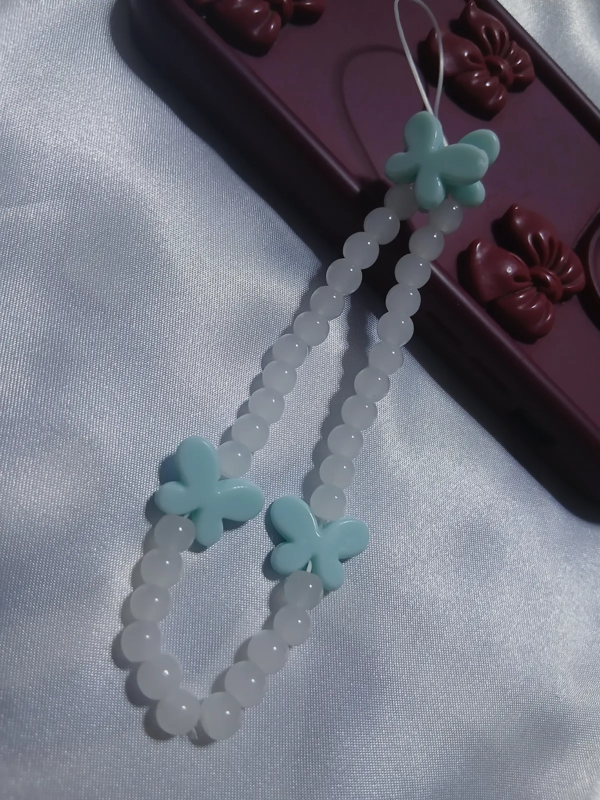 Charme phone tasbih papillon Nour 2 – Fait main – taille Taille unique 4