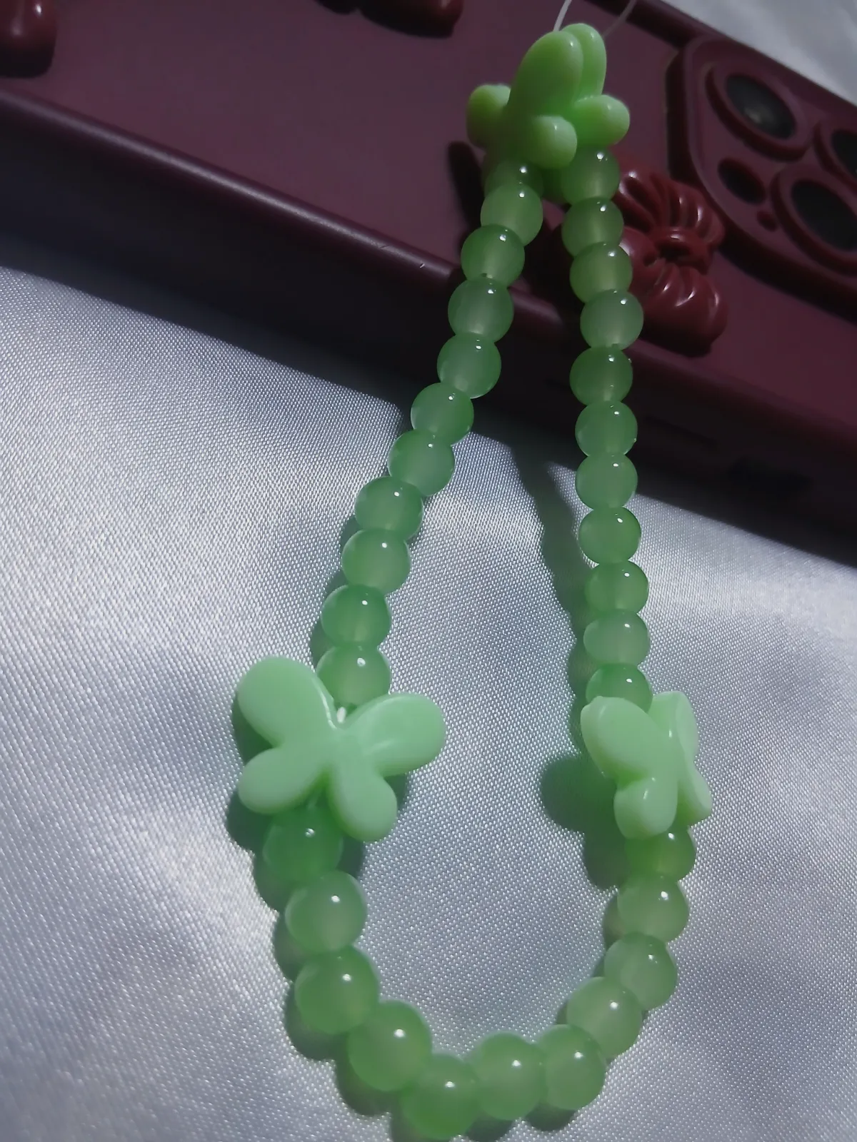 Charme phone tasbih papillon Nour 14 – Fait main 5