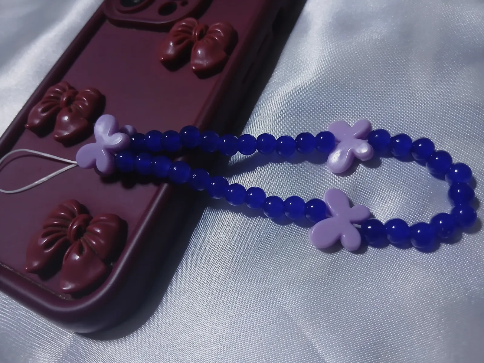 Charme phone tasbih papillon Nour 7 – Fait main – taille Taille unique 6