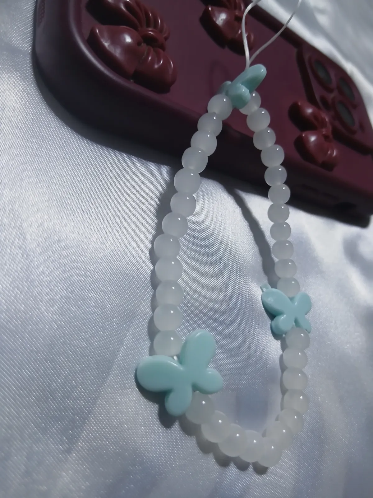 Charme phone tasbih papillon Nour 3 – Fait main – taille Taille unique 5