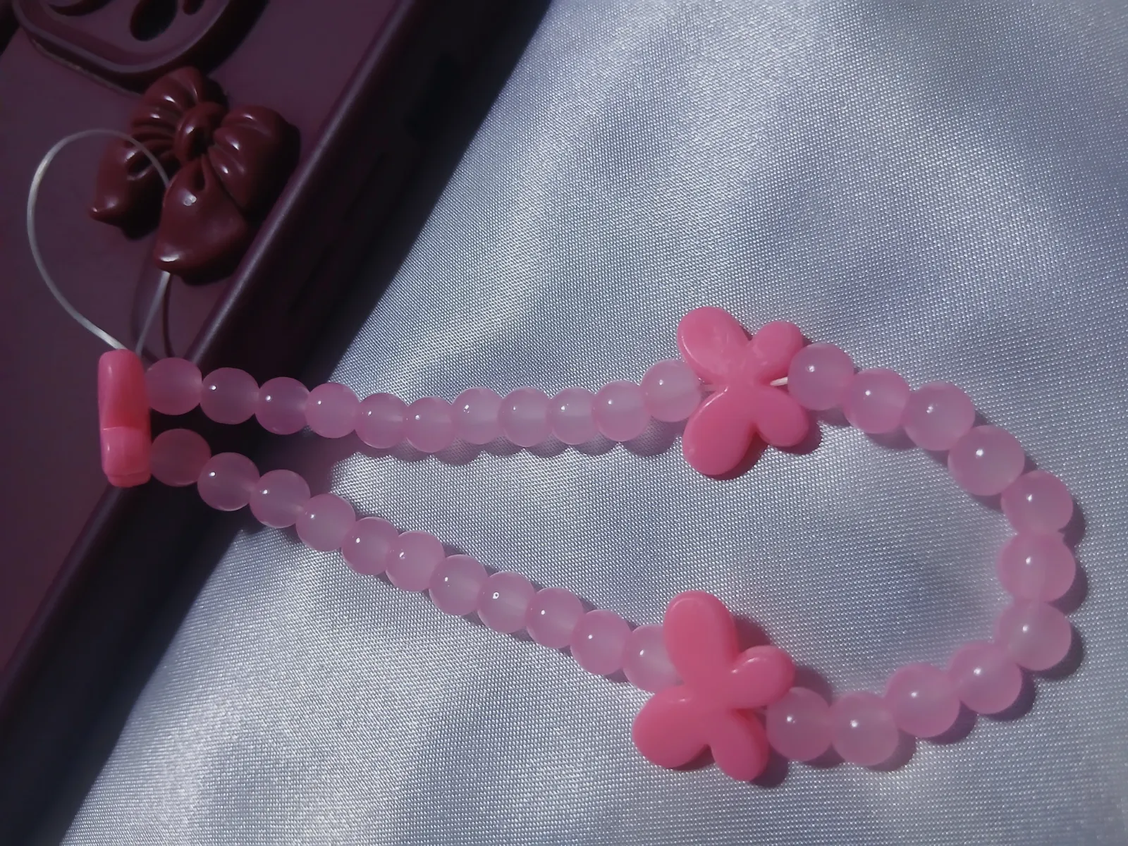 Charme phone tasbih papillon Nour 12 – Fait main 7