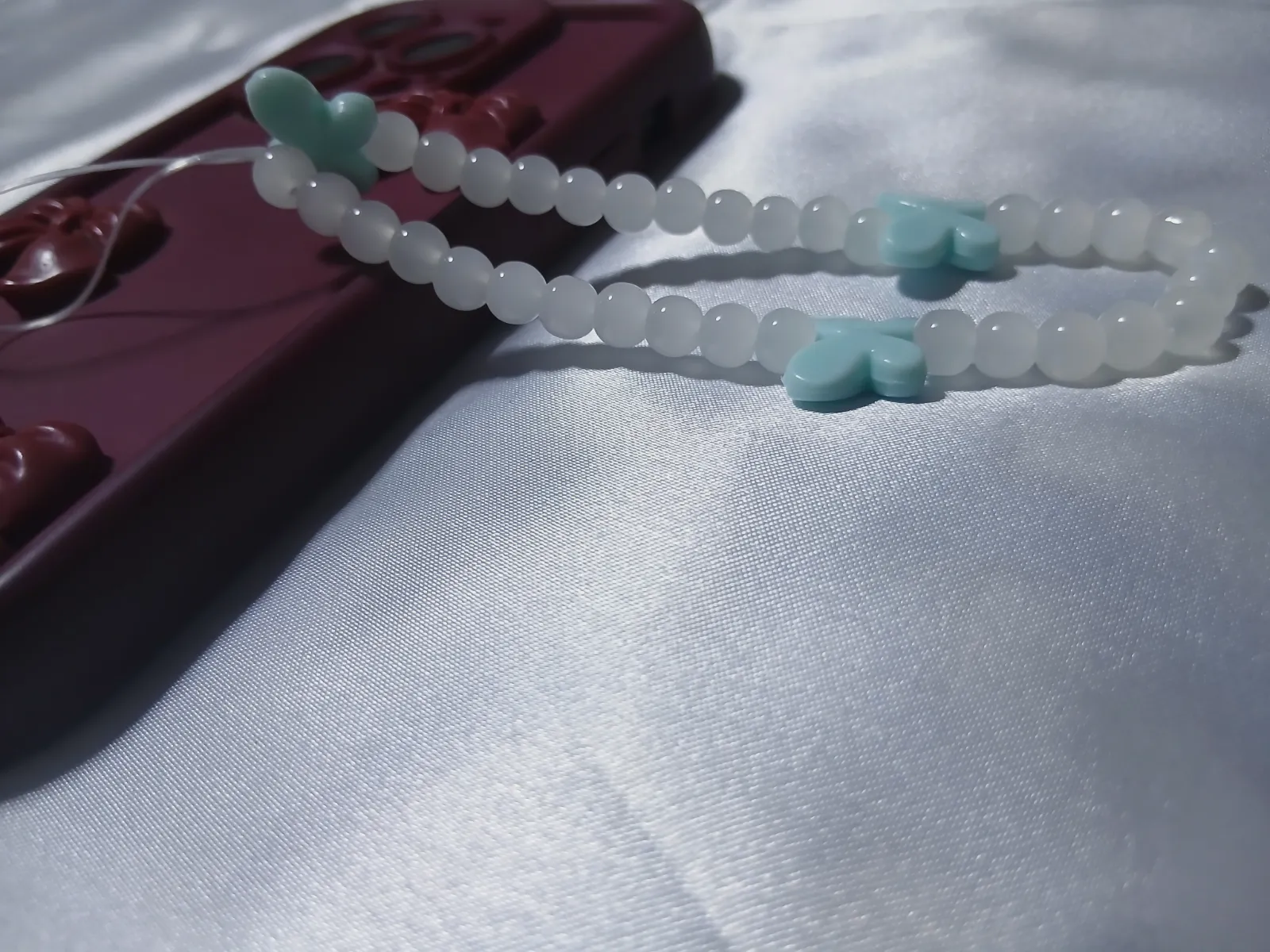 Charme phone tasbih papillon Nour 1  – Fait main – taille Taille unique 3
