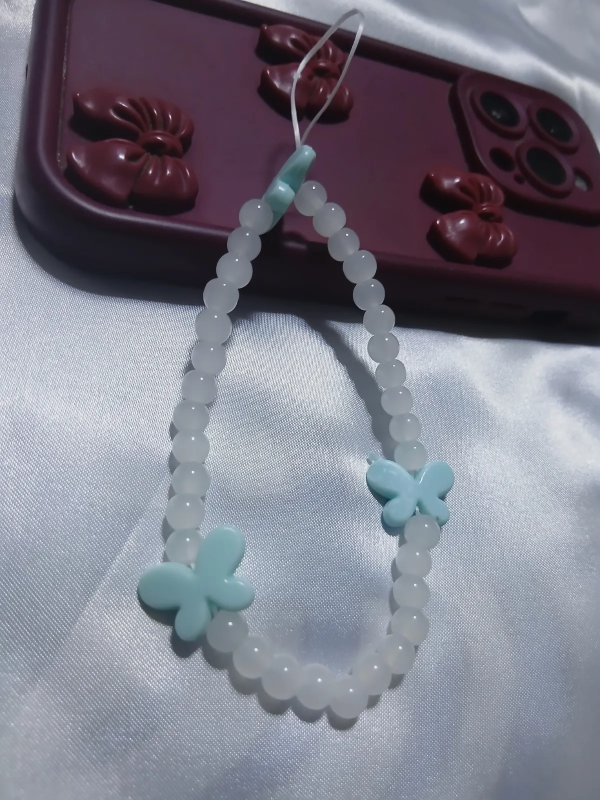 Charme phone tasbih papillon Nour 3 – Fait main – taille Taille unique 2