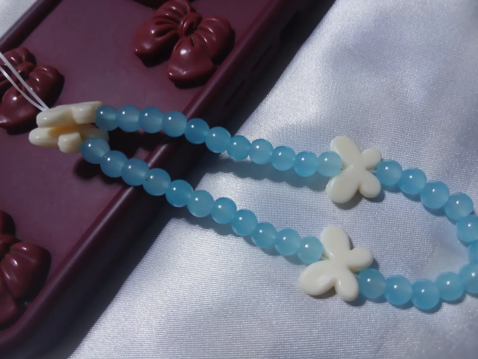 Charme phone tasbih papillon Nour 4 – Fait main – taille Taille unique 3