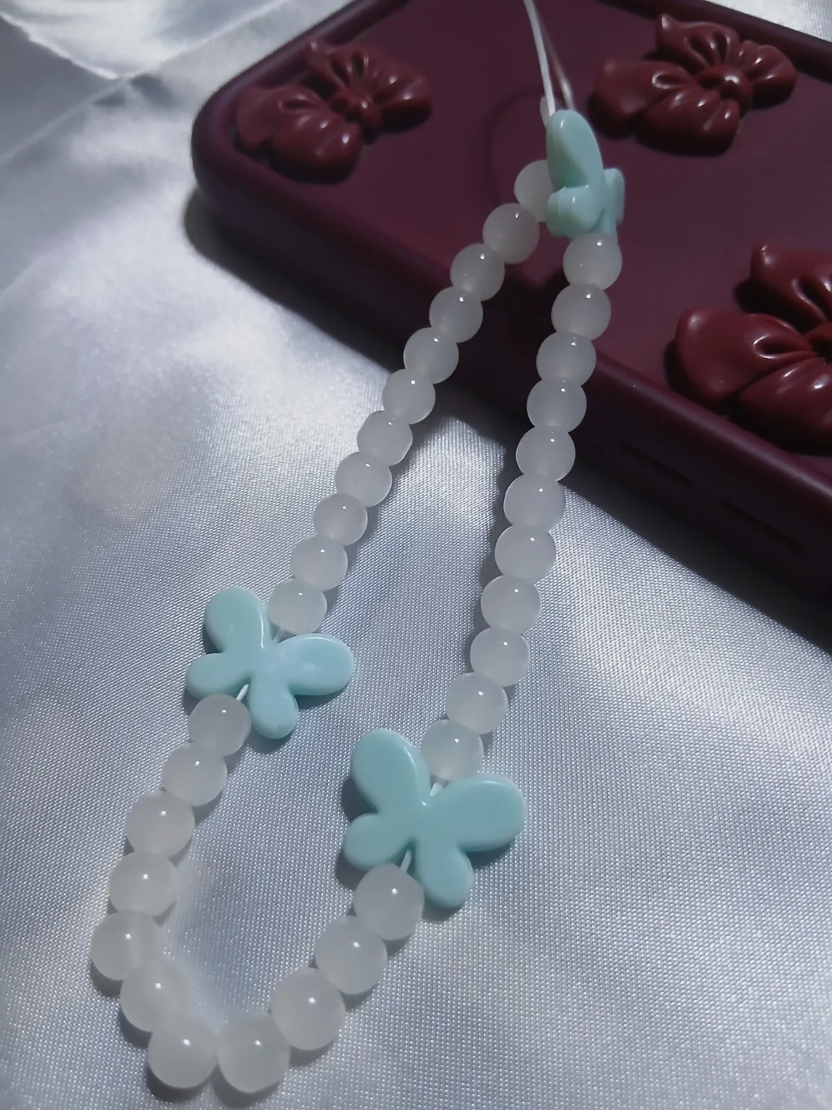 Charme phone tasbih papillon Nour 6 – Fait main – taille Taille unique 2