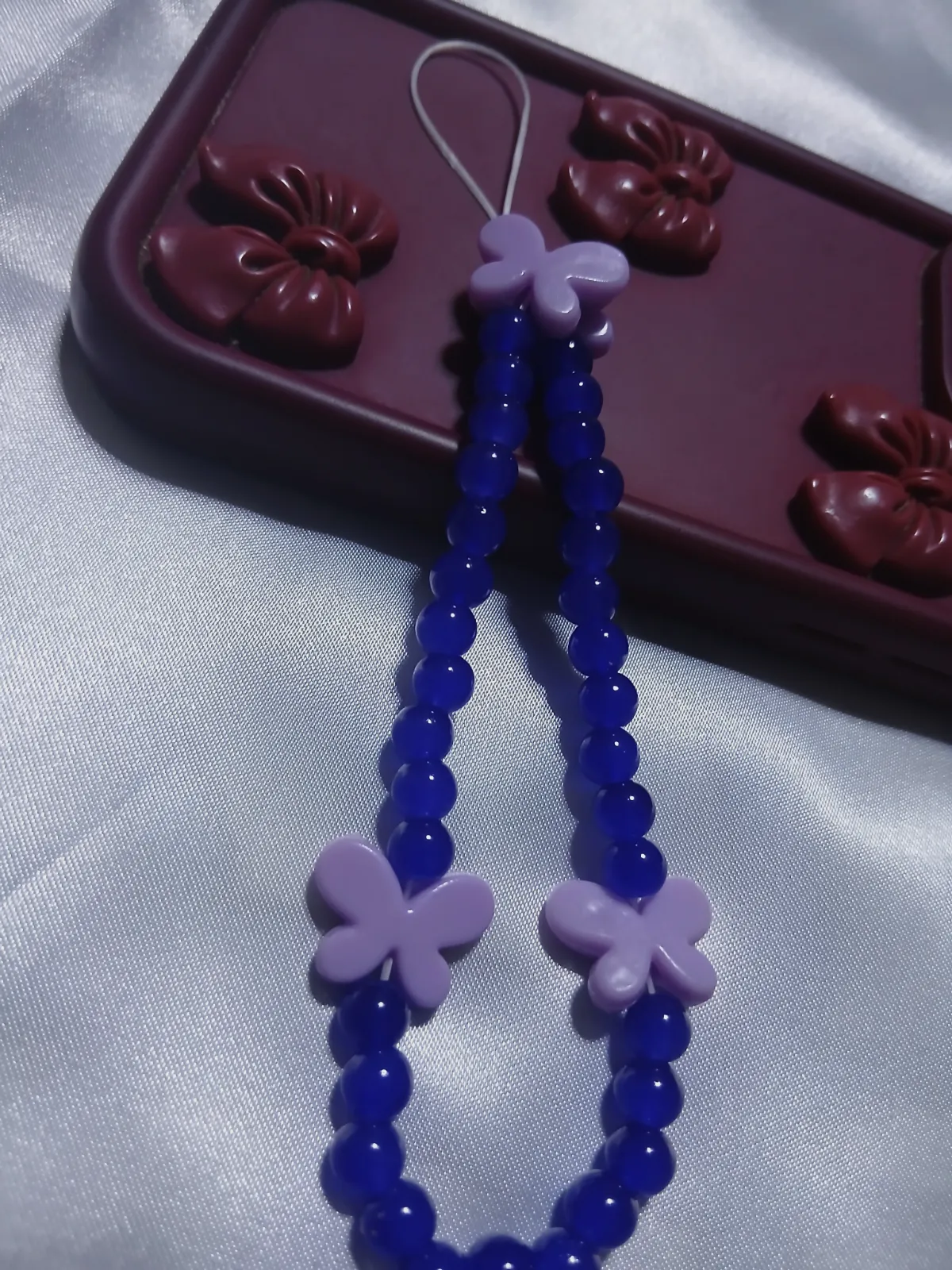 Charme phone tasbih papillon Nour 7 – Fait main – taille Taille unique 2