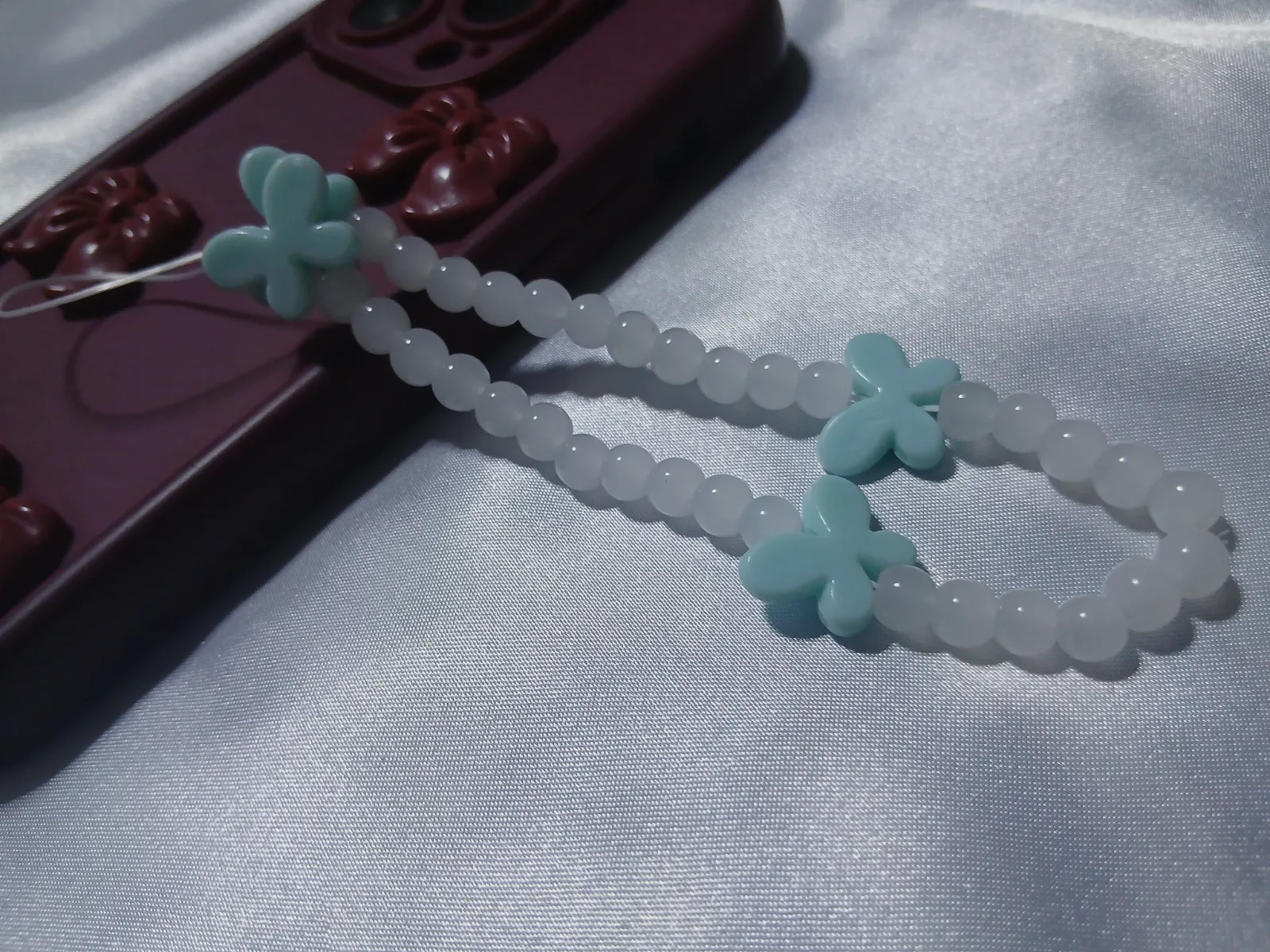 Charme phone tasbih papillon Nour 2 – Fait main – taille Taille unique 3