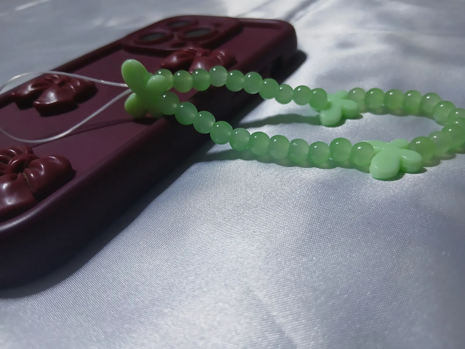 Charme phone tasbih papillon Nour 15 – Fait main 6