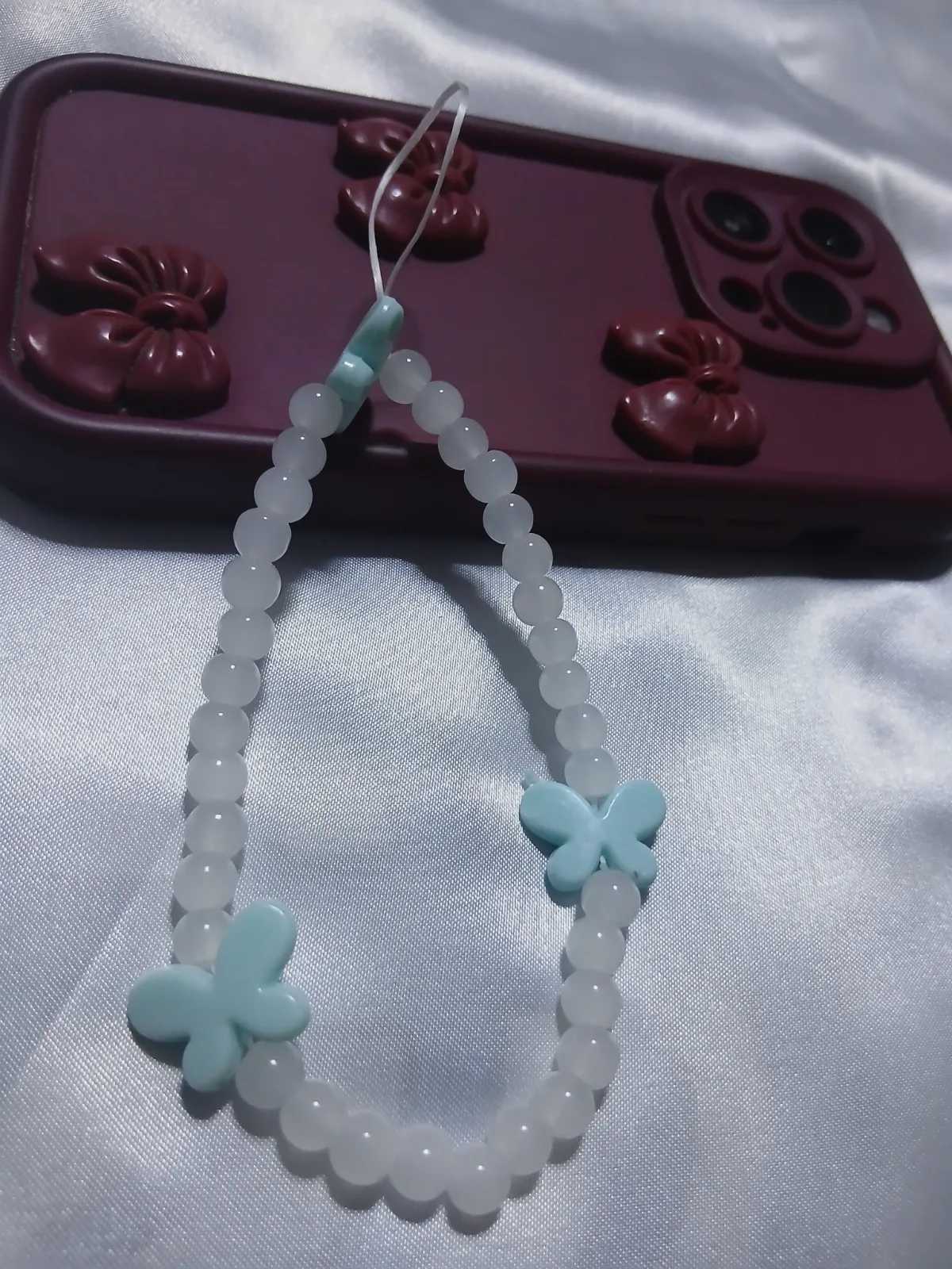Charme phone tasbih papillon Nour 3 – Fait main – taille Taille unique 6
