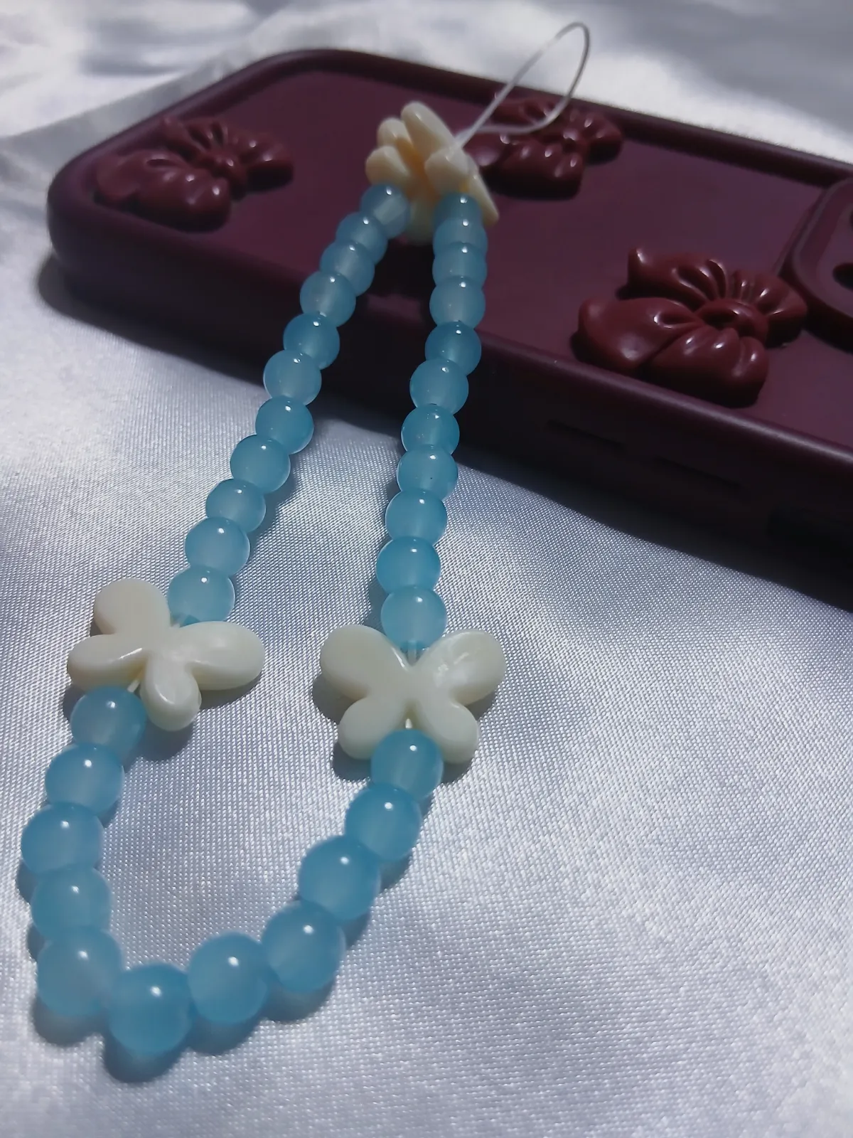 Charme phone tasbih papillon Nour 4 – Fait main – taille Taille unique 4