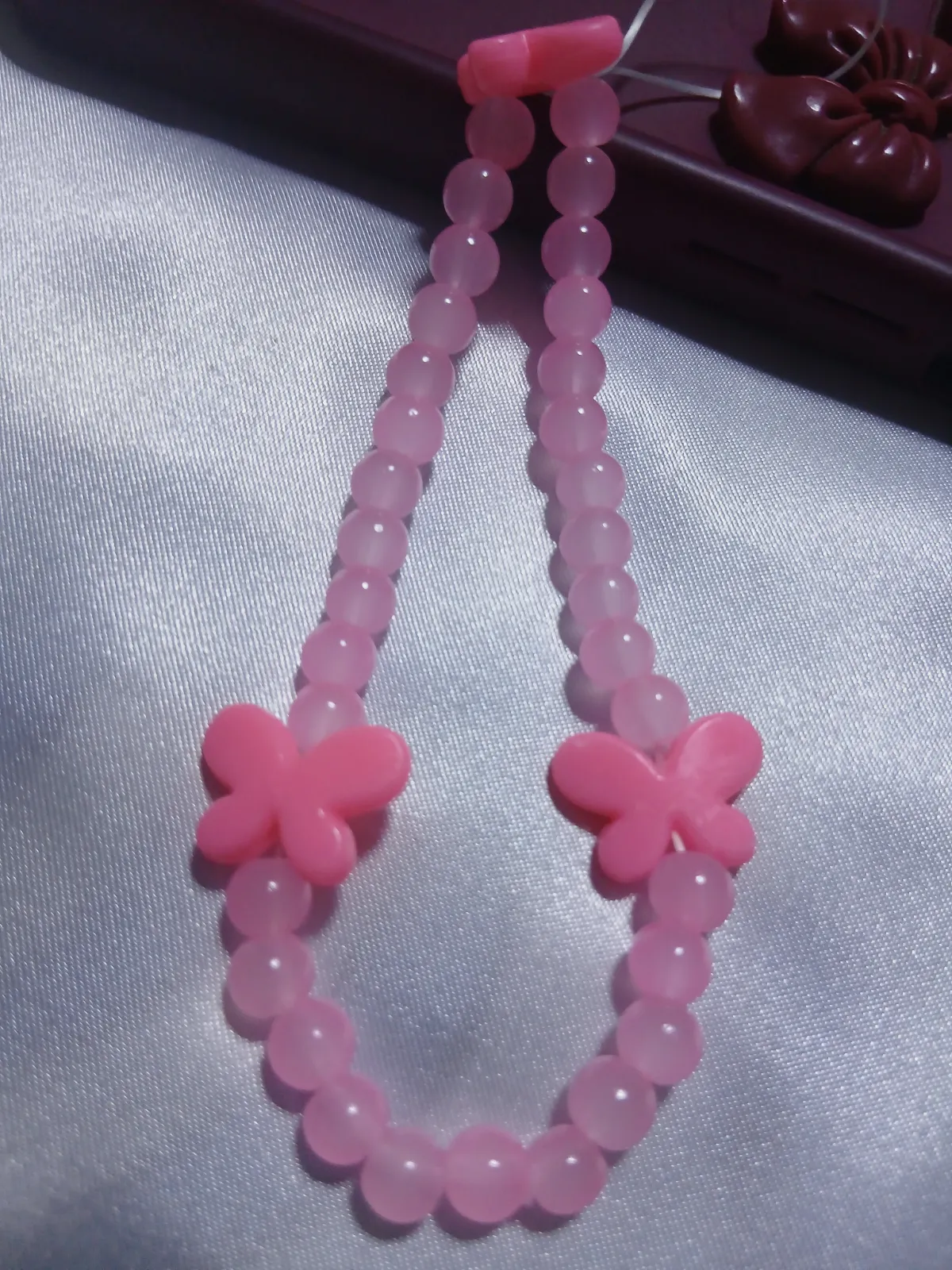Charme phone tasbih papillon Nour 12 – Fait main 4