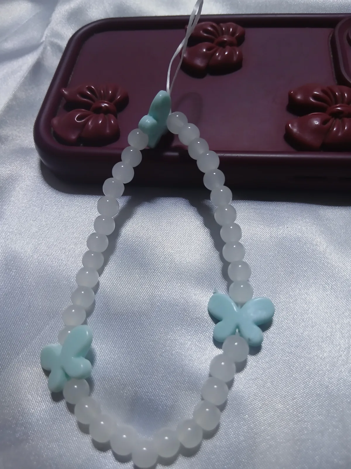 Charme phone tasbih papillon Nour 3 – Fait main – taille Taille unique 4