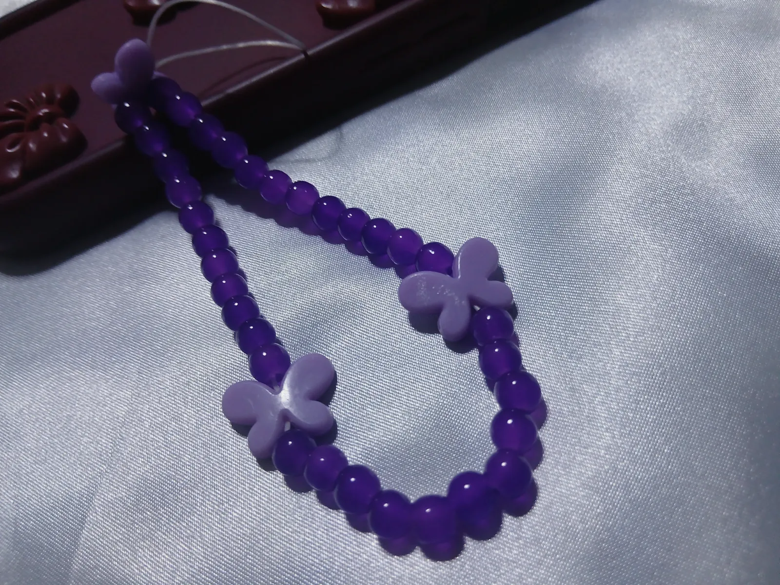 Charme phone tasbih papillon Nour 8 – Fait main 4