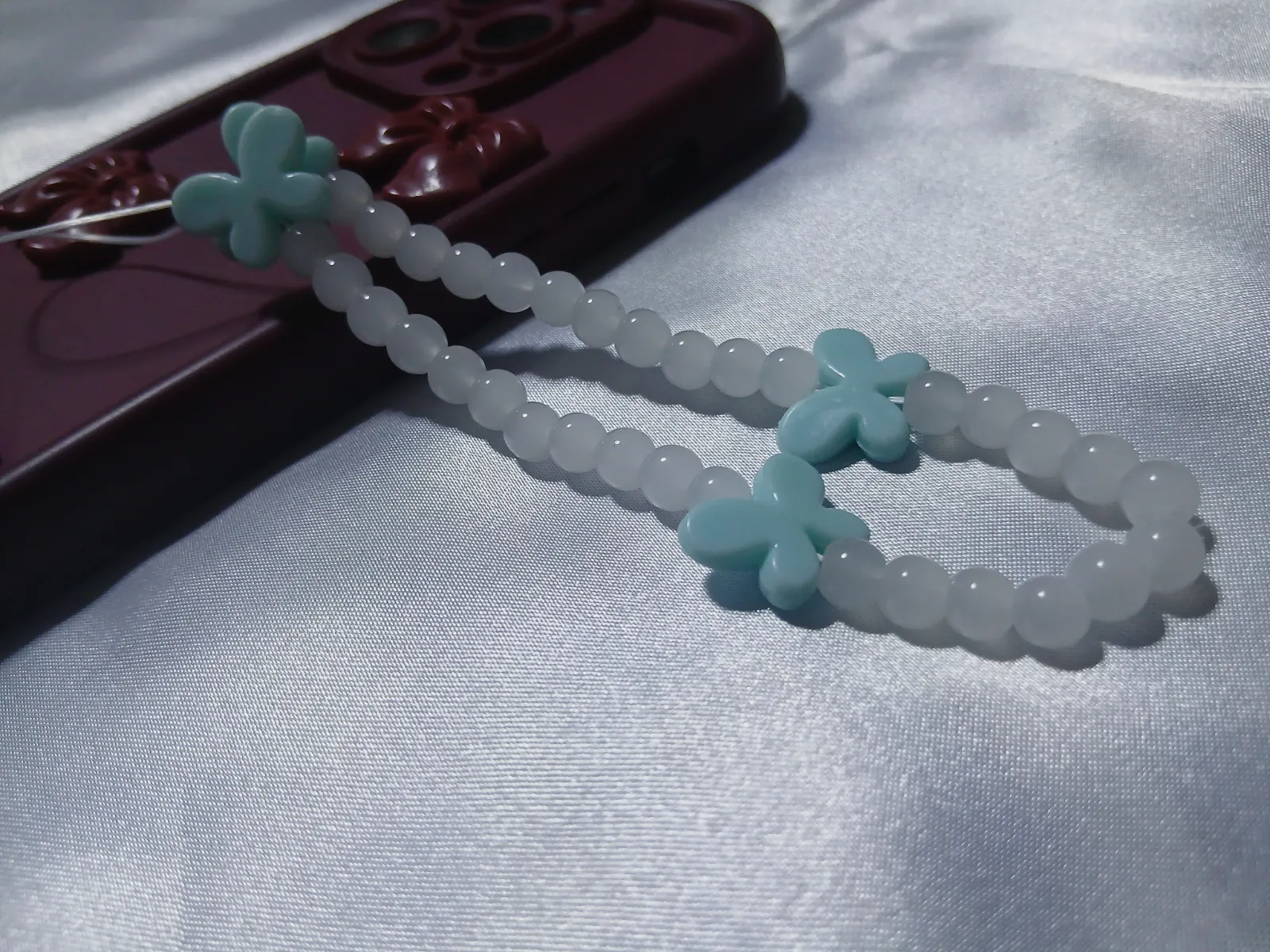 Charme phone tasbih papillon Nour 2 – Fait main – taille Taille unique 5