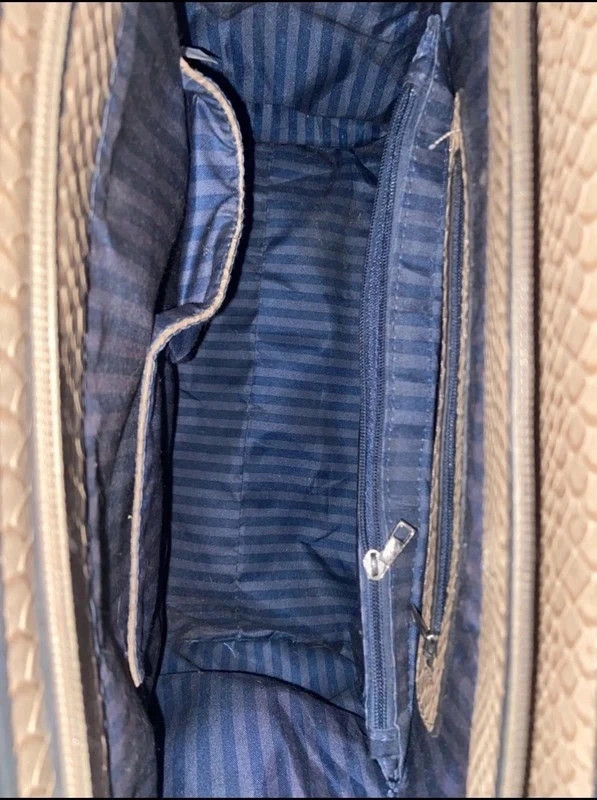 Joli Sac à main effet serpent – beige/taupe 4
