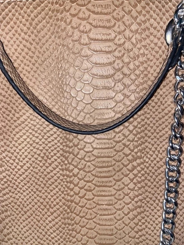 Joli Sac à main effet serpent – beige/taupe 2
