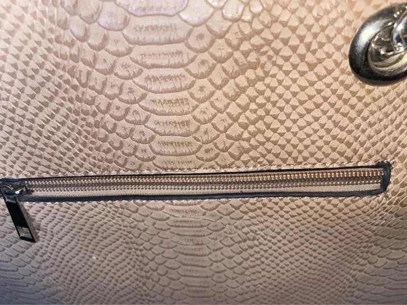 Joli Sac à main effet serpent – beige/taupe 3
