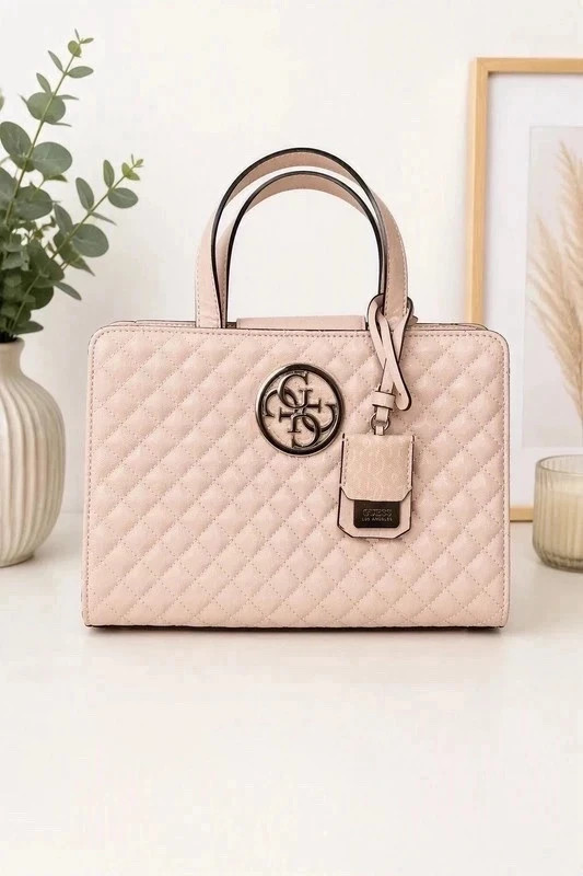 Sac à main Guess rose poudré matelassée – GUESS 4