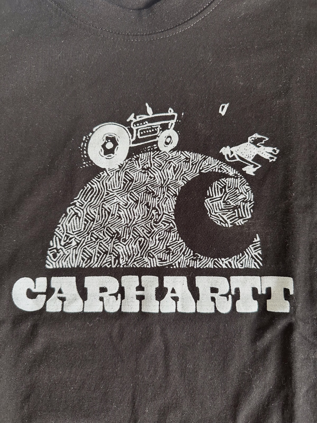 T-shirt noir Carhartt imprimé vintage – Carhartt – taille M 3