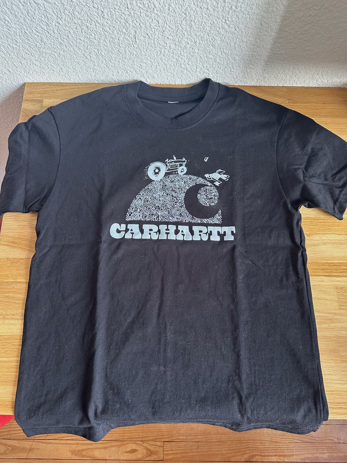 T-shirt noir Carhartt imprimé vintage – Carhartt – taille M 2
