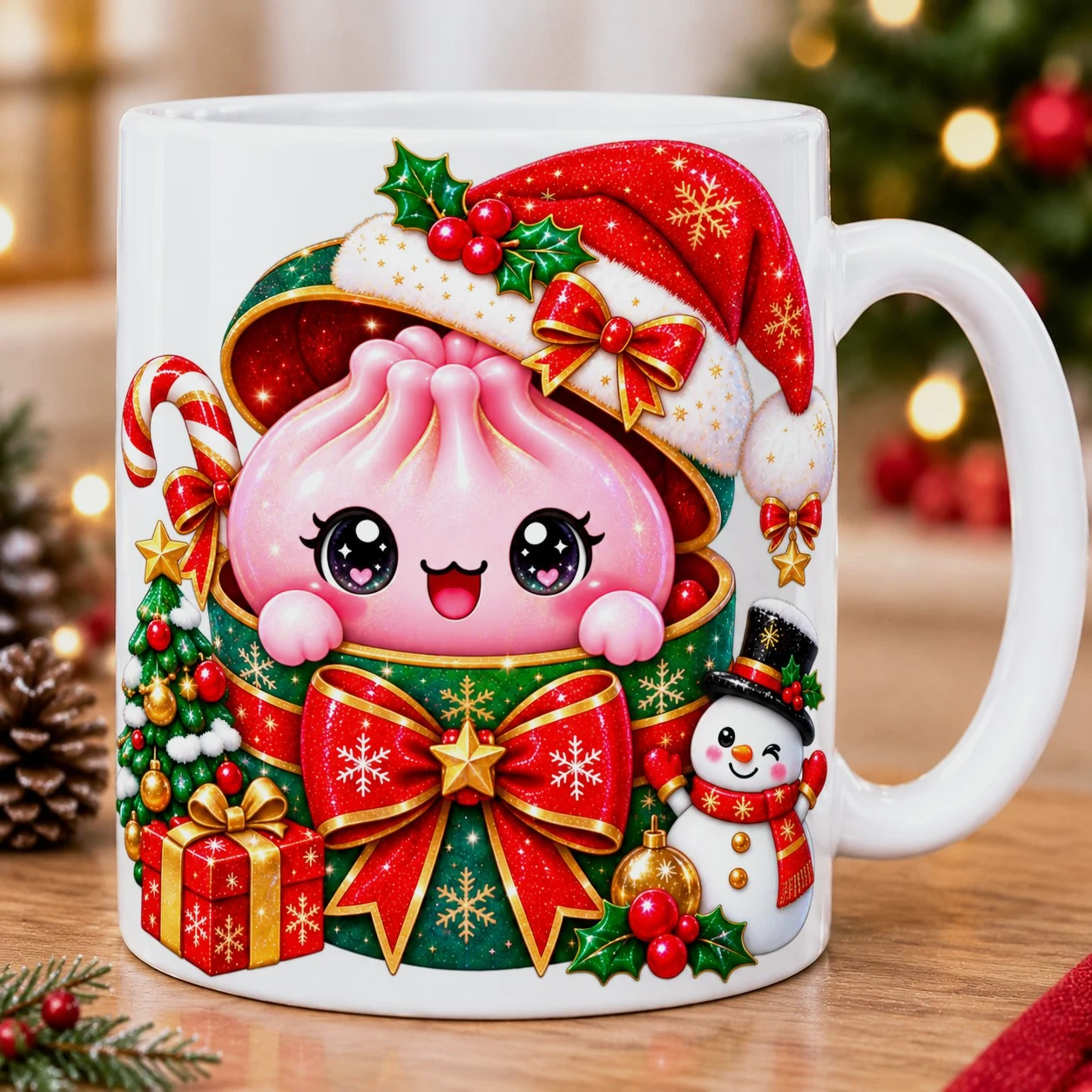Mug dumpling squishy ravioli – sans marque