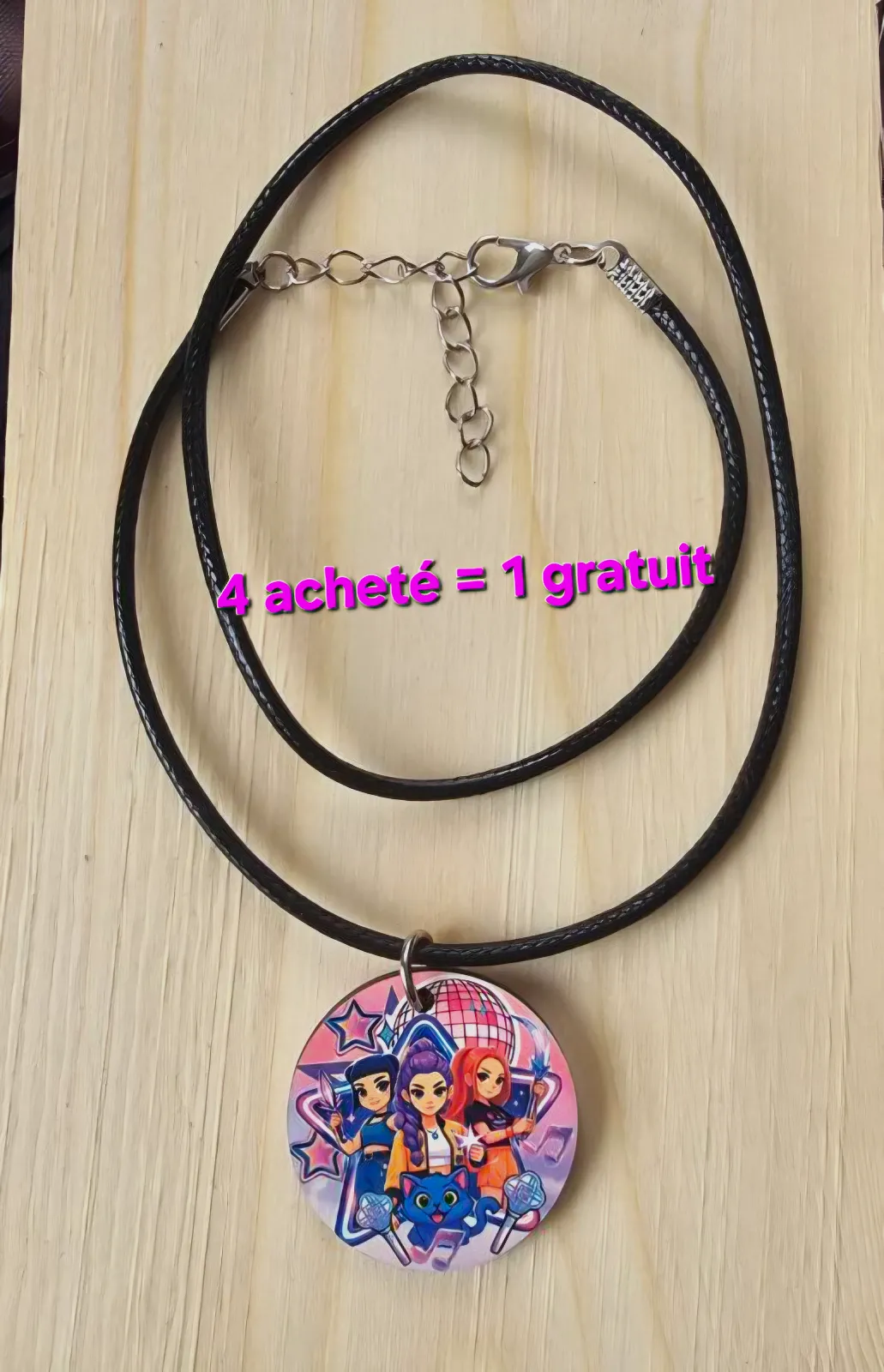 Collier réglable K-pop démon hunters  – K-pop démon hunters 2