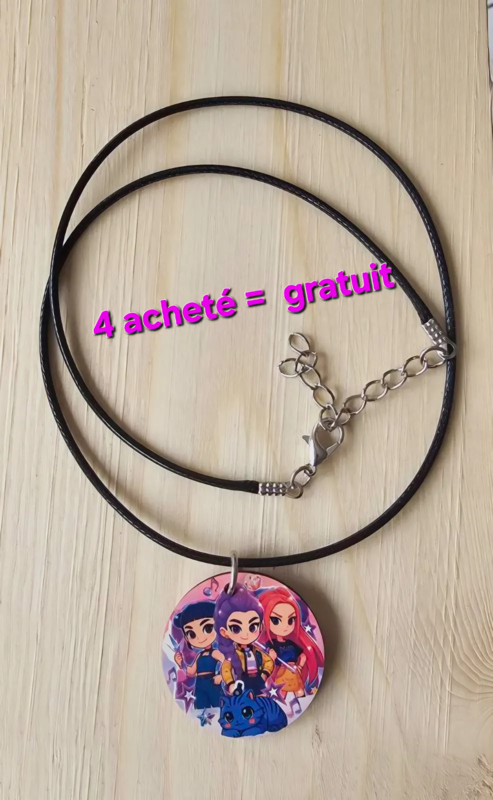 Collier kpop Démons hunters  – Kpop demon hunters 3