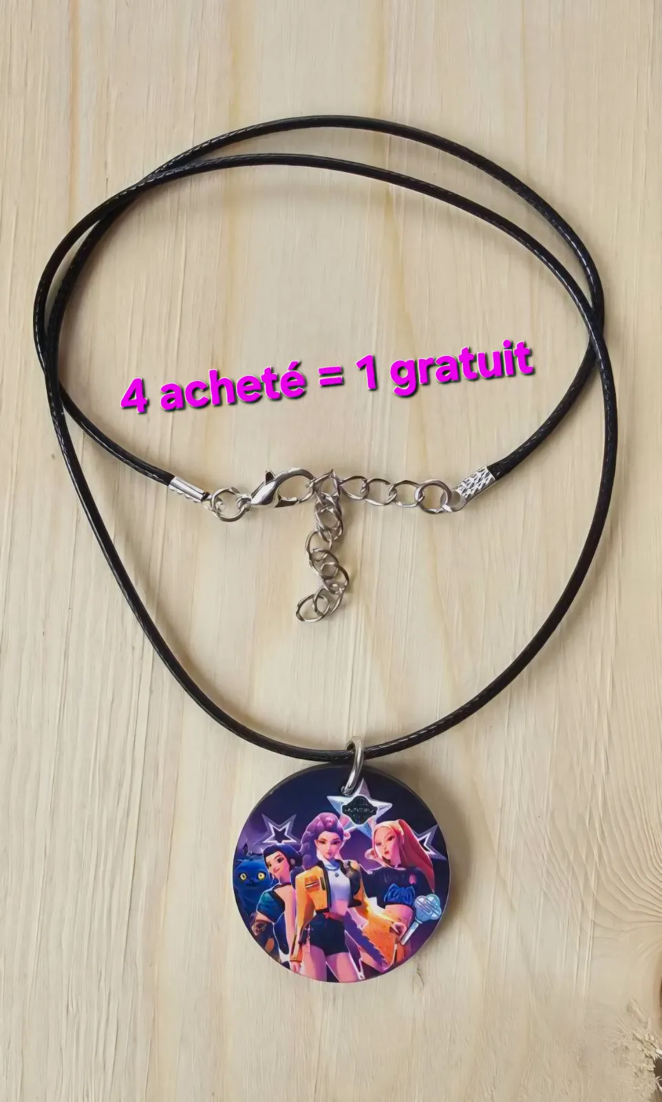 Collier reglable kpop demon hunters  – Kpop Démons hunters 2