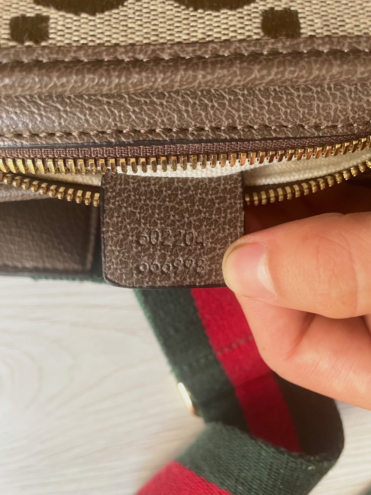 Sacoche Gucci Jumbo GG beige et cuir marron – Gucci – taille Taille unique 7