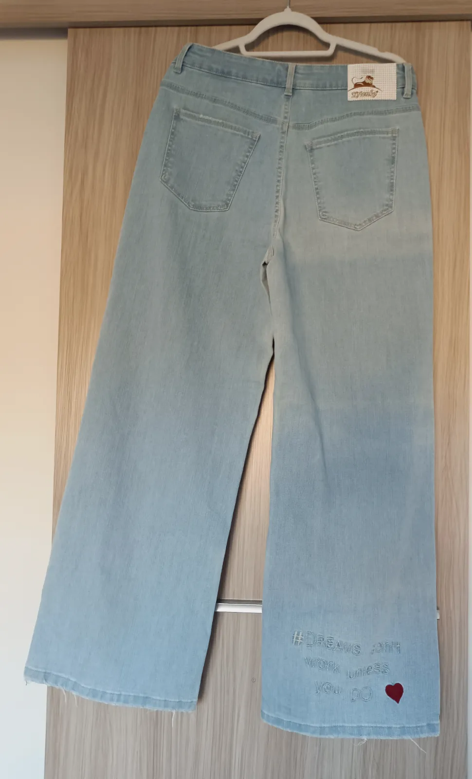 Vaqueros anchos con bordado Krienko – Krienka – taille M 4