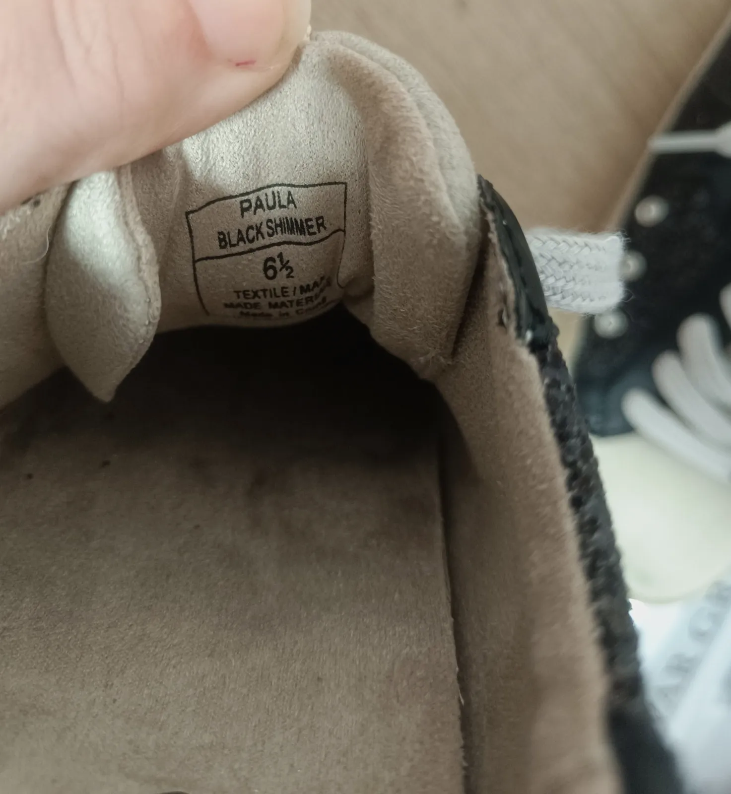 Zapatillas FerraroFlex Negras con Purpurina y Estrella – FerraroFlex – taille EU 37 7