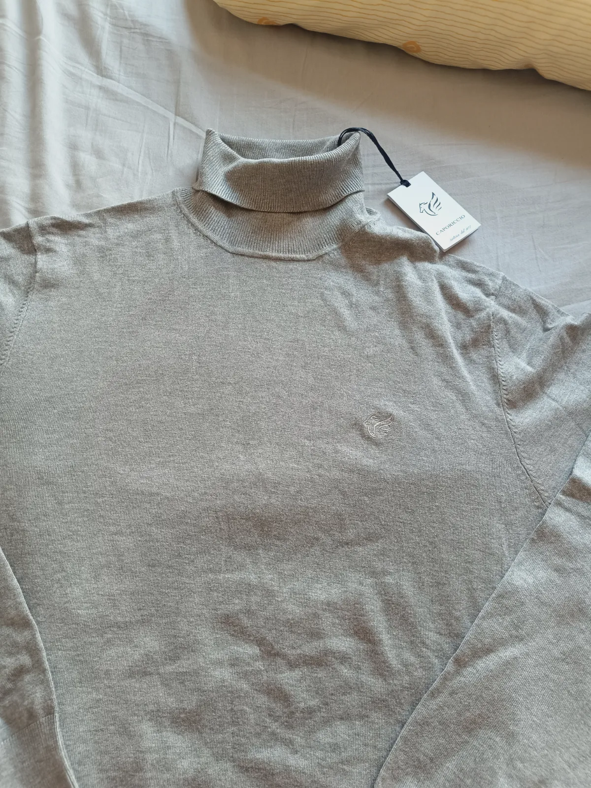 Jersey de cuello alto Caporicco gris nuevo – Caporicco – taille XL 2