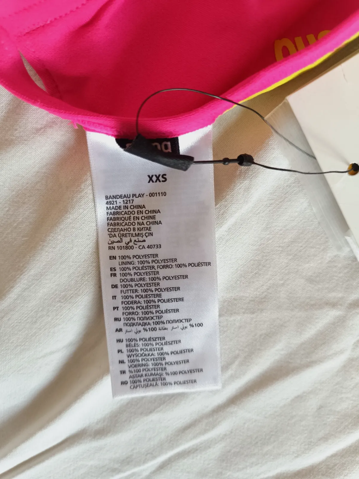 Top de bikini Arena Rule Breaker rosa – Arena – taille XS 5