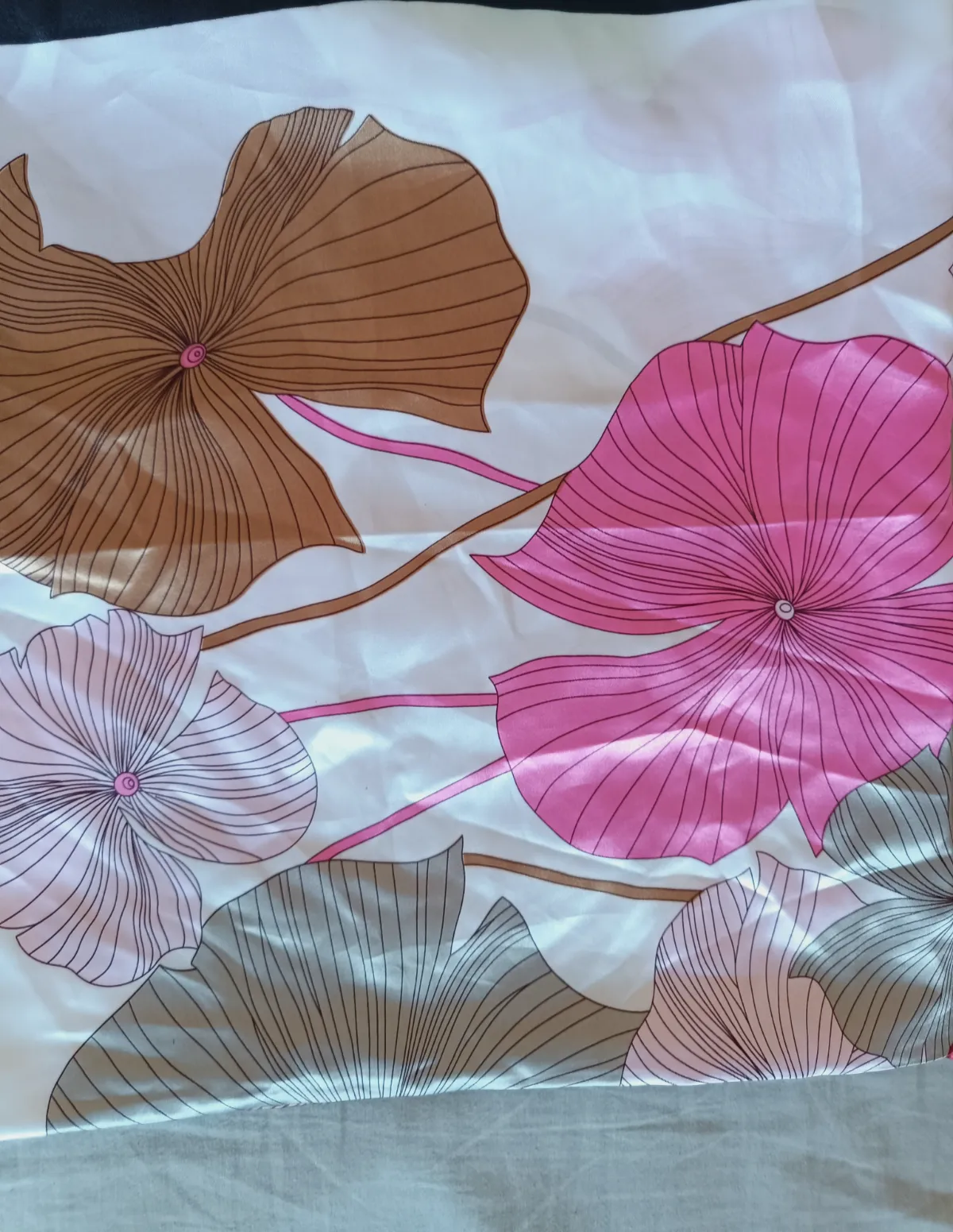 Pañuelo Scarf Me de seda estampado floral – Scarf Me – taille L 3