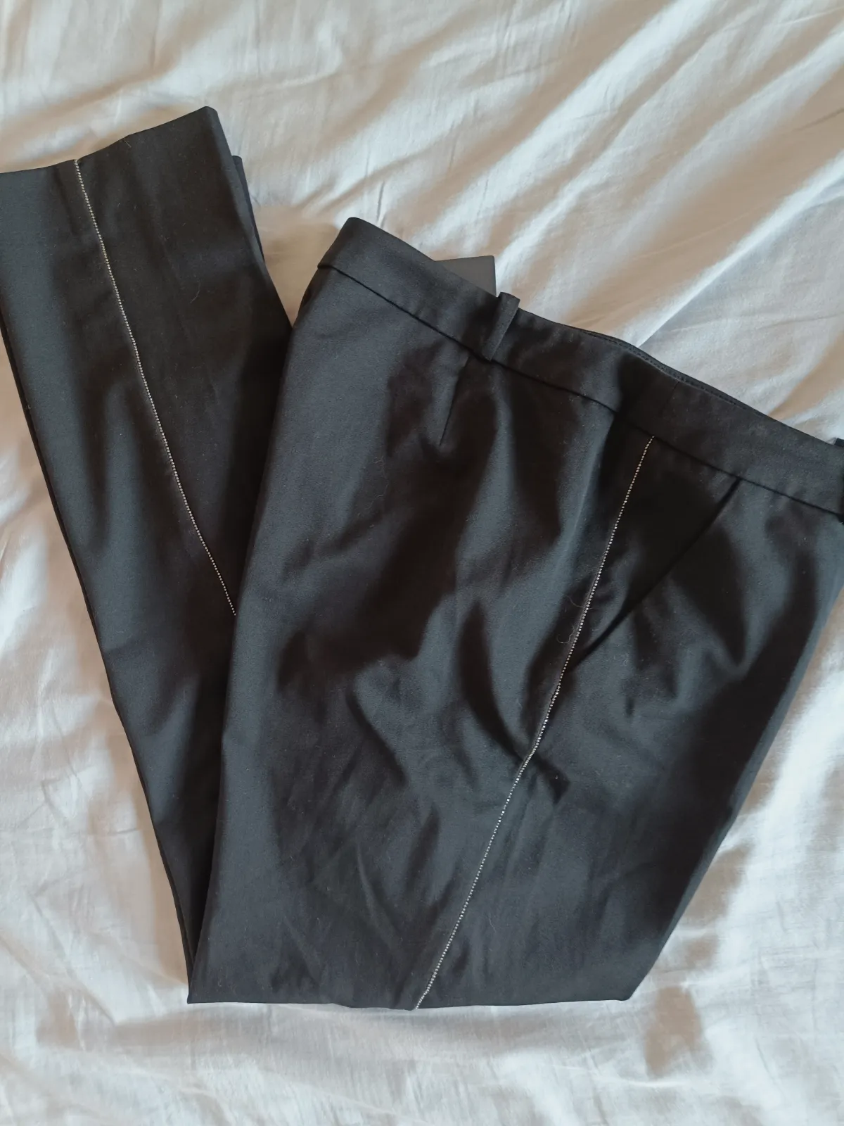 Pantalón de vestir negro con detalle lateral – Promod – taille S 3