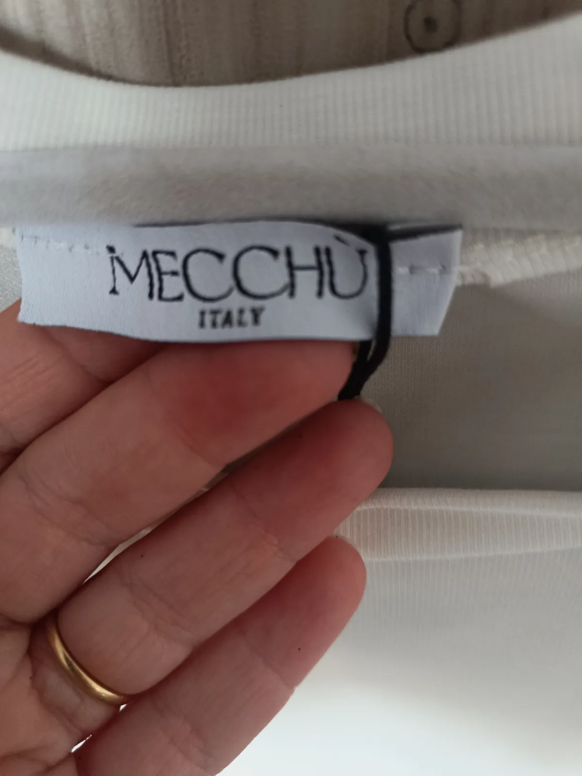 Top crop blanco Mecchù con encaje – Mecchù – taille Taille unique 4