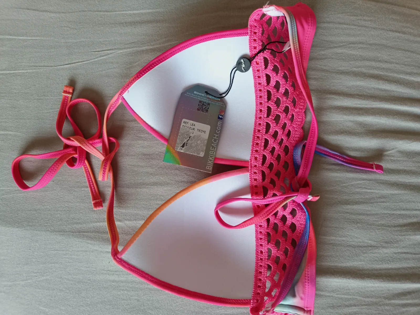 Bikini multicolor de dos piezas Bikki Beach – Bikki Beach – taille S 4