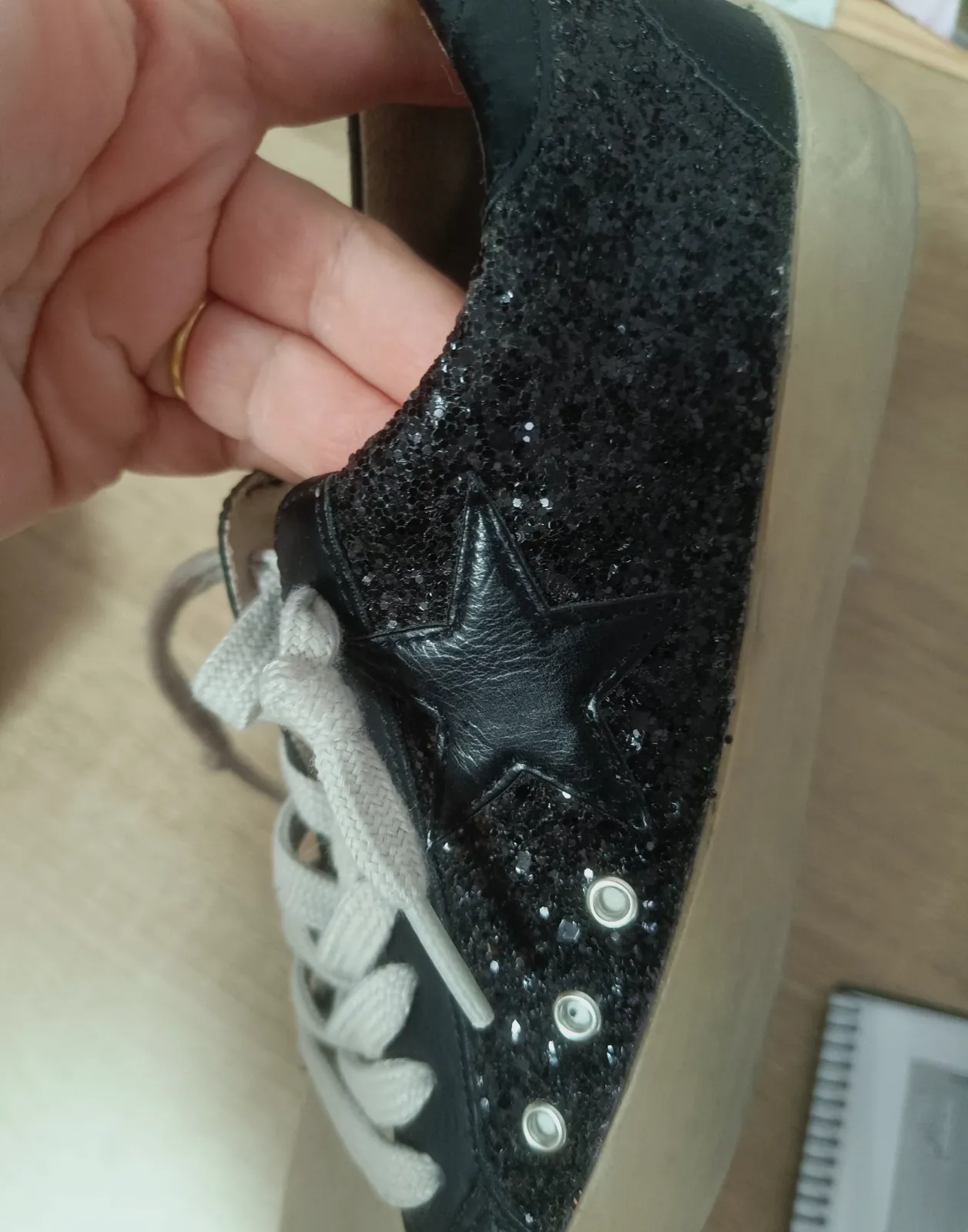 Zapatillas FerraroFlex Negras con Purpurina y Estrella – FerraroFlex – taille EU 37 6