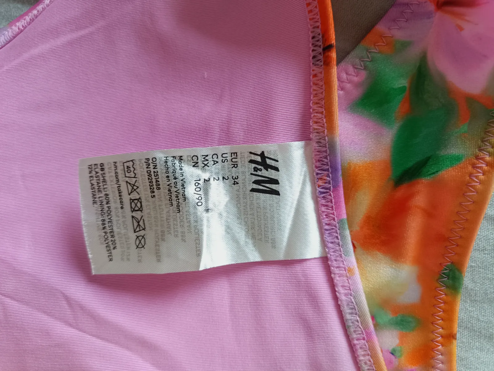 Braguita de bikini floral H&M – H&M – taille M 4