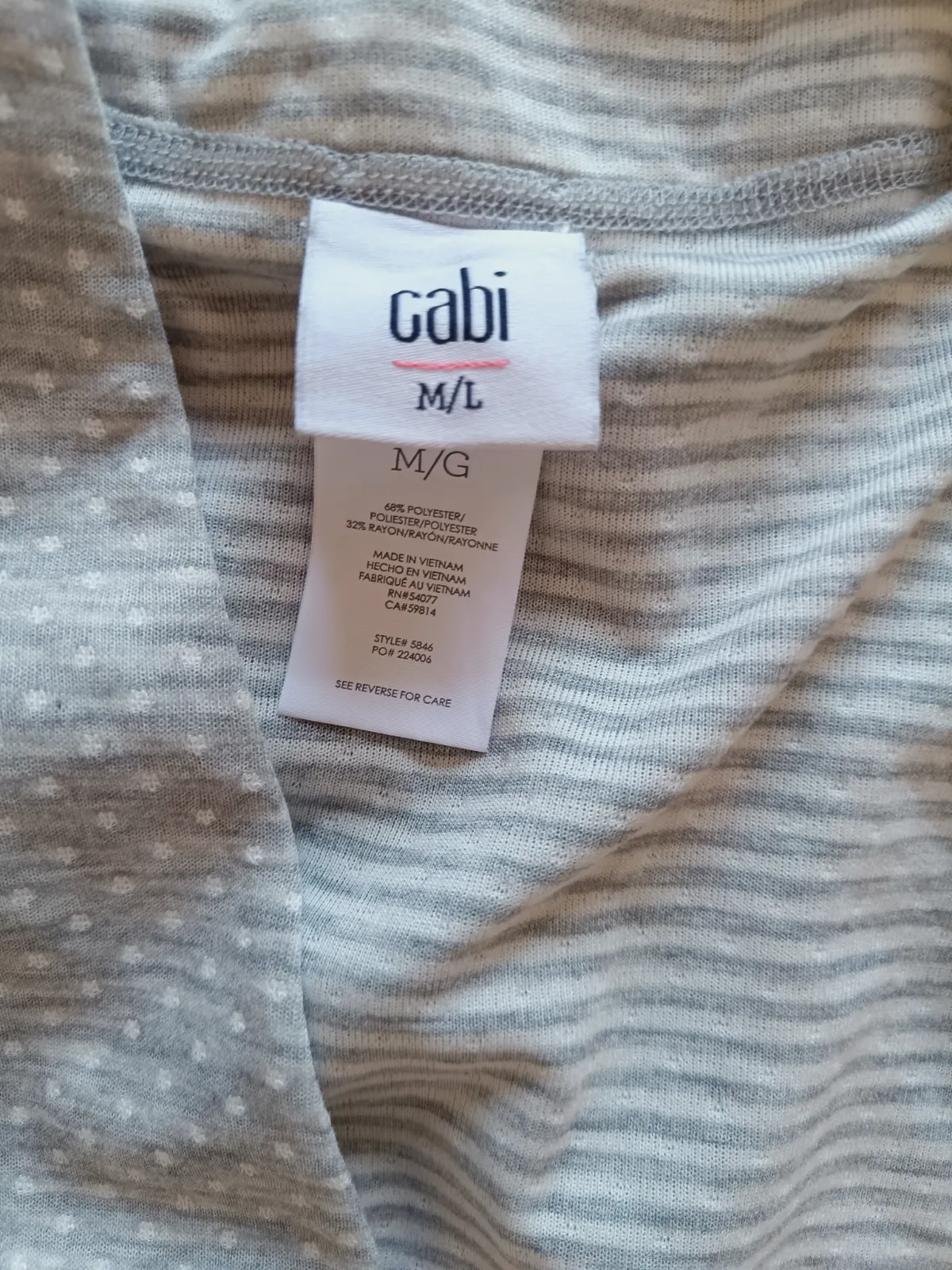Cárdigan abrigo gris Cabi talla M/L – Cabi – taille L 6